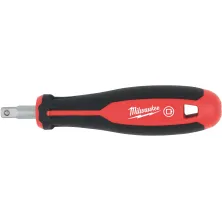 Milwaukee Рукоятка отверточная для головок Milwaukee 4932493960 1/4" (приводная, вращающаяся, шариковый фиксатор, отверстие для шнурка, защита от опрокидывания)