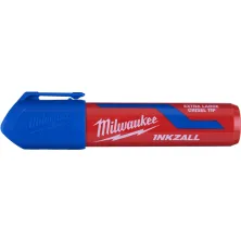 Milwaukee Маркер Milwaukee Inkzall XL Синий 1шт (4932471561) (для стройплощадки, для работы по бетону, дереву, металлу, фанере, пластику, можно использовать на
