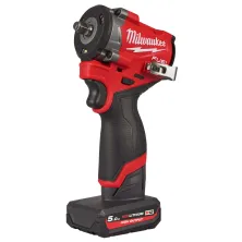 Гайковерт Milwaukee M12 FCIWF38G3-502X FUEL (2 АКБ * 5Ач, case)