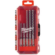 Сверло SDS-Plus Milwaukee Набор буров Milwaukee SDS+ MX4 5шт (4932498297) (обрабатываемый материал: кирпич/бетон/армированный бетон/натуральный камень, 5/6 x 115 мм, 6/8/10 x 1