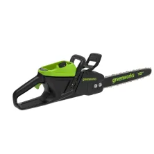 Пила цепная электрическая Greenworks GD60CS25 (60V; 2хАКБ 5Ач и ЗУ)