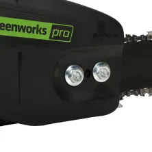 Пила цепная электрическая Greenworks GD60CS25 (60V; 2хАКБ 5Ач и ЗУ)