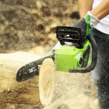 Цепная пила аккумуляторная Greenworks 40V GD40CS18 (с 1хАКБ 5Ач и ЗУ) 40 см