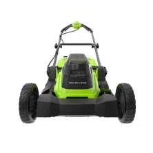Газонокосилка аккумуляторная Greenworks GD24X2LM411 (24V, 2*4 Ач, ЗУ, carton)