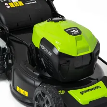 Газонокосилка аккумуляторная Greenworks GD40LM46SPK4 (40V, 1*8 Ач, ЗУ, carton)