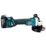 Углошлифмашина 125мм MAKITA DGA513RT1J (1*5,0 Ah, MakPac3)