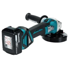 Углошлифмашина 125мм MAKITA DGA513RT1J (1*5,0 Ah, MakPac3)