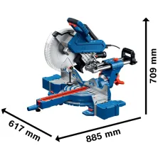 Пила торцовочная BOSCH GCM 340-305 D (carton)