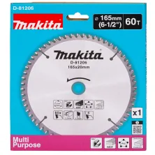 Пильный диск MAKITA универсальный 165х2.2х20, 60T MAKITA, арт.D-81206 (Китай)