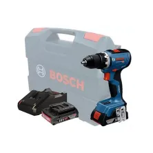 Дрель-шуруповерт аккумуляторный BOSCH GSR 18V-65 (2*2.0 Ah, case)