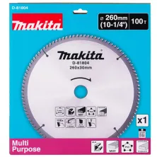 Пильный диск MAKITA D-81804 260х2,6х30 мм Z100 STANDARD
