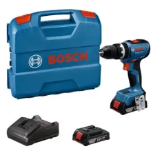 Дрель-шуруповерт ударный аккумуляторный BOSCH GSB 18V-65 (2*2 Ah, case)