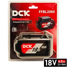 Аккумулятор DCK FFBL2060 18V 6.0Ah