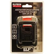 Аккумулятор ELITECH HD RCB 2040S 20V 4.0 Ah -E0911.091.00