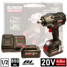 Гайковерт ELITECH HD CW 2009SL (2*4.0Ah, case) -E2201.059.02