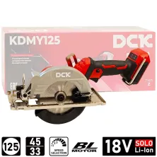 Пила дисковая DCK KDMY125 (solo, carton)