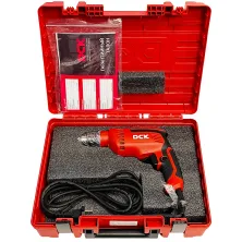 Дрель безударная DCK KJZ10-10 (case)