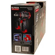 Дрель-шуруповерт аккумуляторный ELITECH HD CD 16L2 (2*2.0 Ah, case) -E2201.039.01