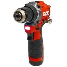 Дрель-шуруповерт аккумуляторный DCK KDJZ1250 (2*2.0 Ah, case)