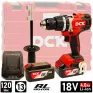 Дрель-шуруповерт аккумуляторный DCK KDJZ03-13 (2*4.0 Ah, case)