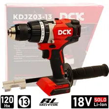 Дрель-шуруповерт аккумуляторный DCK KDJZ03-13 (solo, carton)