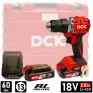Дрель-шуруповерт ударный аккумуляторный DCK KDJZ2060i (2*2.0 Ah, case)