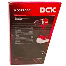 Дрель-шуруповерт ударный аккумуляторный DCK KDJZ2060i (solo, carton)