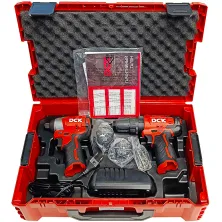 Набор инструмента DCK KDJZ23-10i / KDPL04-8 (2*2.0 Ah, K-Box)