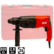 Перфоратор SDS-plus DCK KZC05-26B (case)