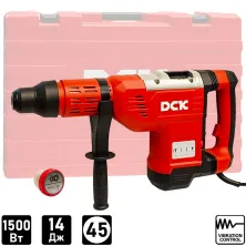 Перфоратор SDS-max DCK KZC45 (case)