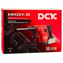 Перфоратор SDS-plus DCK KRH20V-28 (solo, carton)