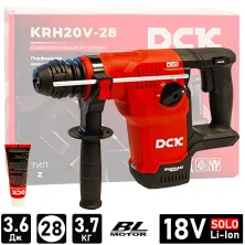 Перфоратор SDS-plus DCK KRH20V-28 (solo, carton)