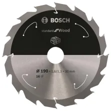 BOSCH Пильный диск 190x1,6х30 мм Z16 PRO Standard for Wood BOSCH (2608837706)