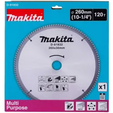 MAKITA Пильный диск 260х2,6х30 мм Z120 "Multi Purpose" MAKITA (D-81832)