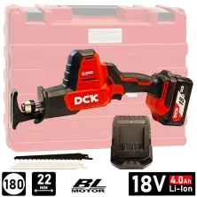 Сабельная пила DCK KDJF22 (1*4.0 Ah, case)