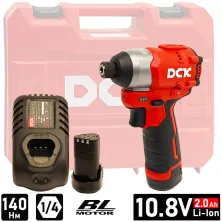 Винтоверт DCK KDPL04-8 (2*2.0 Ah, case)
