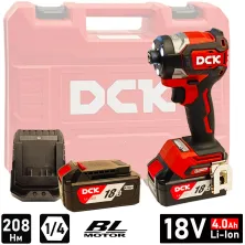 Винтоверт DCK KDPL208 (2*4.0 Ah, case)