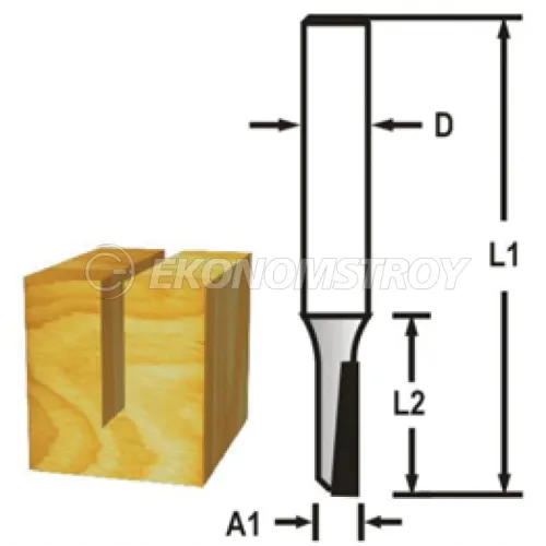 Фреза MAKITA пазовая 4x10x6x47x1T