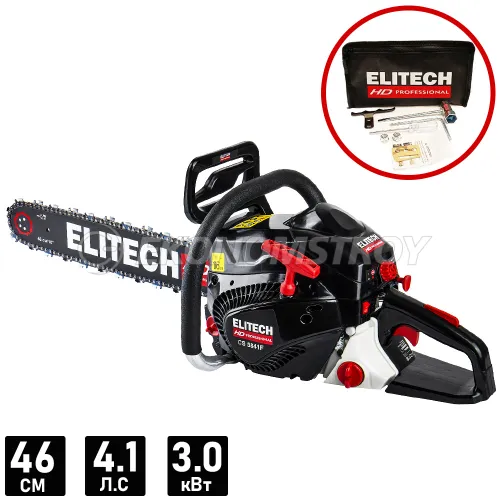 Пила цепная бензиновая ELITECH HD CS 5841F (carton) -E1611.007.00