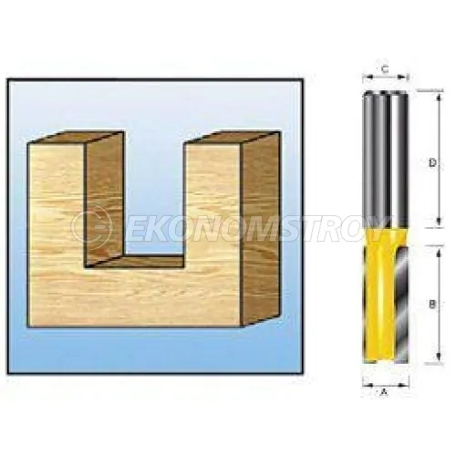 Фреза MAKITA пазовая 10x8мм