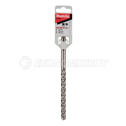 Сверло SDS-Plus MAKITA SDS Plus 10х100х165 -бур по бетону Nemesis II solid