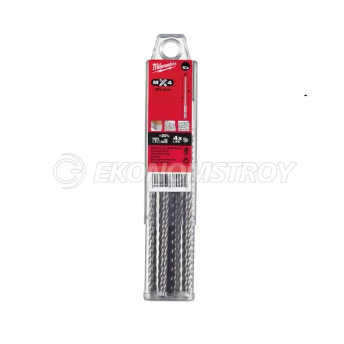 Сверло SDS-Plus Milwaukee Бур SDS+ MX4 6.5x215 (10 шт)