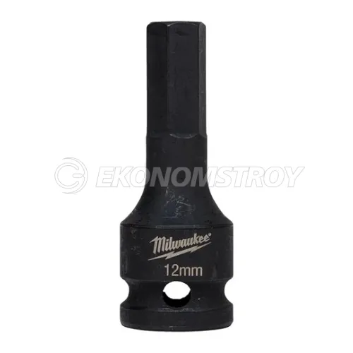 Головка торцевая Milwaukee SHOCKWAVE™ 1/2" HEX12 (1 шт)