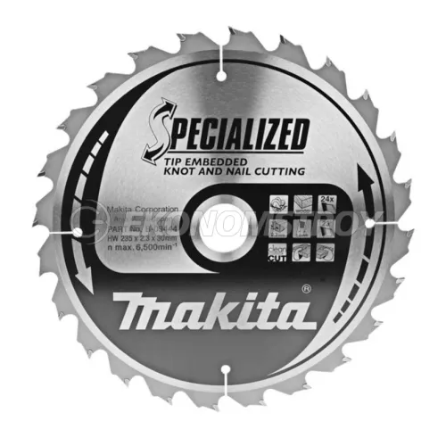 Пильный диск MAKITA для демонтажных работ, B-31413 235x30x1.6x24T