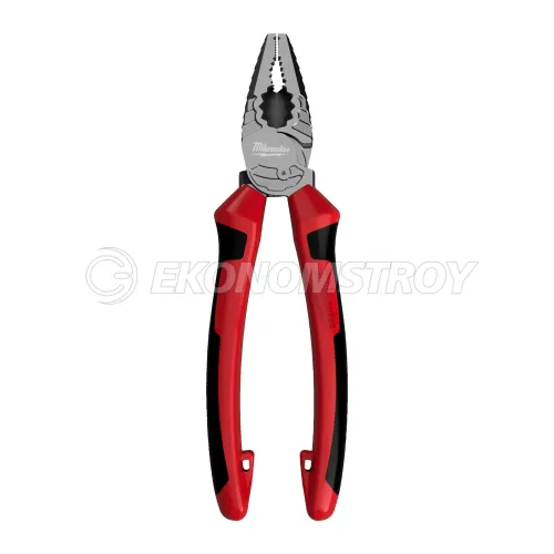 Milwaukee Плоскогубцы комбинированные Milwaukee 4932492461 165мм (диаметр захвата: 10мм, материал ручек-чехлов: пластик, резина, материал губок: инструментальна