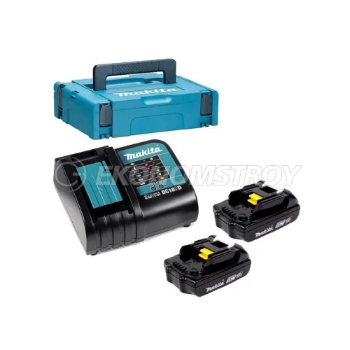 Аккумуляторы и зарядные устройства MAKITA BL 1815 (2*1.5 Ah, DC 18 SD, MAKPAC-1)