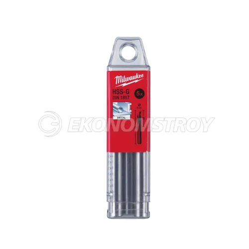 Milwaukee Сверло по металлу HSS-G DIN1897 10,0 (5 шт.)