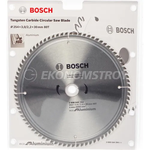 Пильный диск BOSCH 254x30x80  Multi ECO