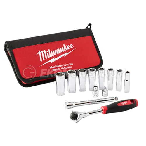 Milwaukee Набор головок 3/8" -(12 шт.)