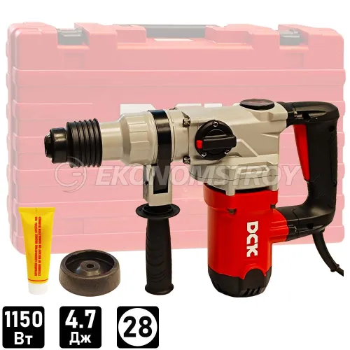 Перфоратор SDS-plus DCK KZC05-28B (case)